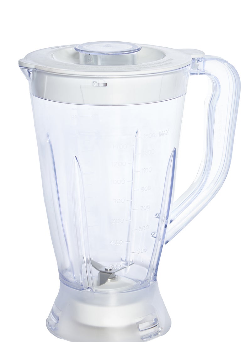 Admiral 1.5L Food Processor with 800W Motor, Multi-Function Shredding, Slicing, Kneading, Whisking, Juicing & Blending – Model ADFP9081 (White) 1.5 L 800 W ADFP9081 White - Image 3