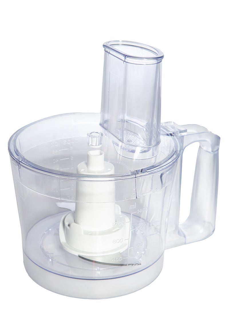 Admiral 1.5L Food Processor with 800W Motor, Multi-Function Shredding, Slicing, Kneading, Whisking, Juicing & Blending – Model ADFP9081 (White) 1.5 L 800 W ADFP9081 White - Image 2