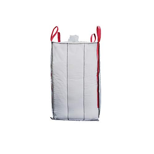 JumboBagShop Polypropylene FIBC Baffle Bag 1000kg Capacity | Shape Retaining Design, Moisture & UV Protected Bulk Bags for Storing Dry Items, Agriculture Use | Spout Top, Flat Bottom (105x105x90CM) - Image 1