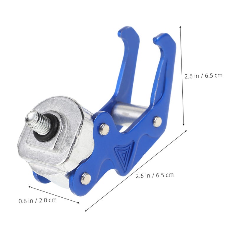 Blue Motorcycle Helmet Hook Hanger for Secure and Convenient Helmet Bag Storage - Image 3