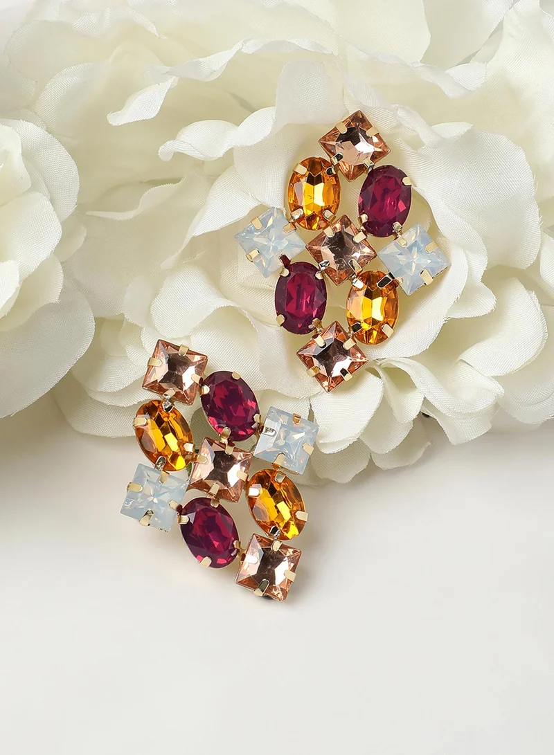 SOHI Regal Drop Earrings