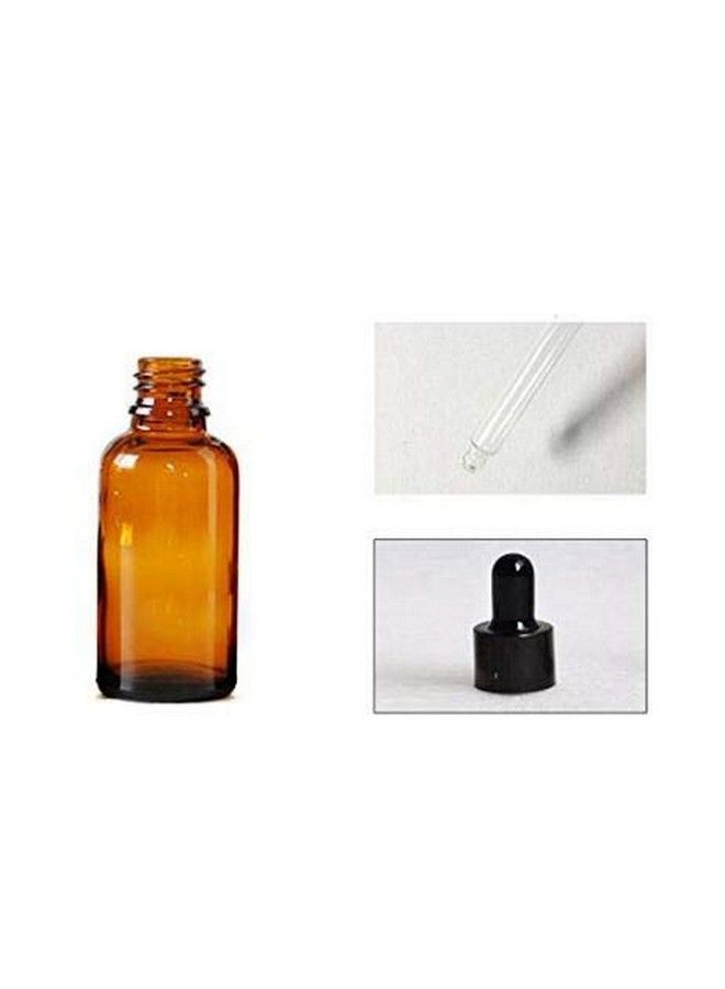 ericotry 12Pcs Amber Glass Bottles Essential Oil Bottles Jars Refillable Makeup Cosmetic Sample Bottle Container With Glass Eye Droppers For Essential Oil Aromatherapy Use (15Ml)  - Image 3