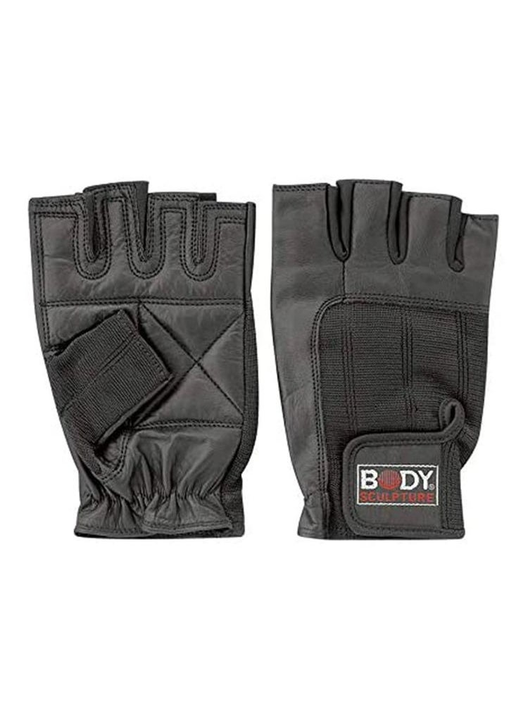 BODY SCULPTURE - Sculpture Spandex Leather Glove P25 (Small) – Superior Grip, Comfort & Protection For Weightlifting And Fitness Training - Image 1