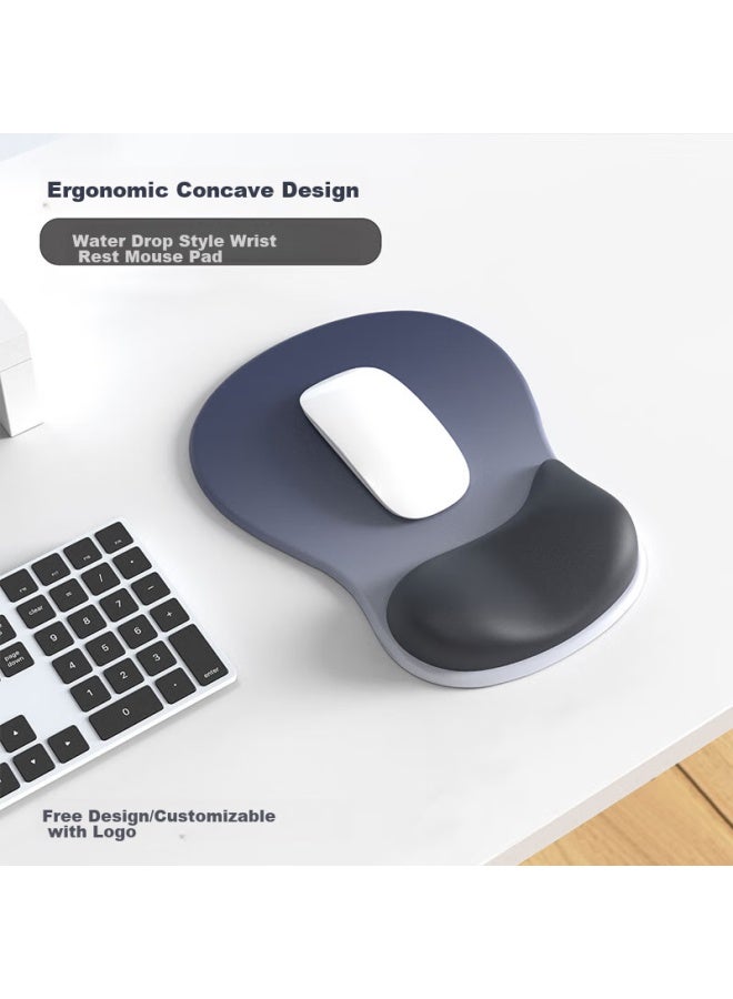 Kpte Mouse Pad Gradient Mouse Wrist Support Silicone Non-slip Mouse Pad For Women - Image 1