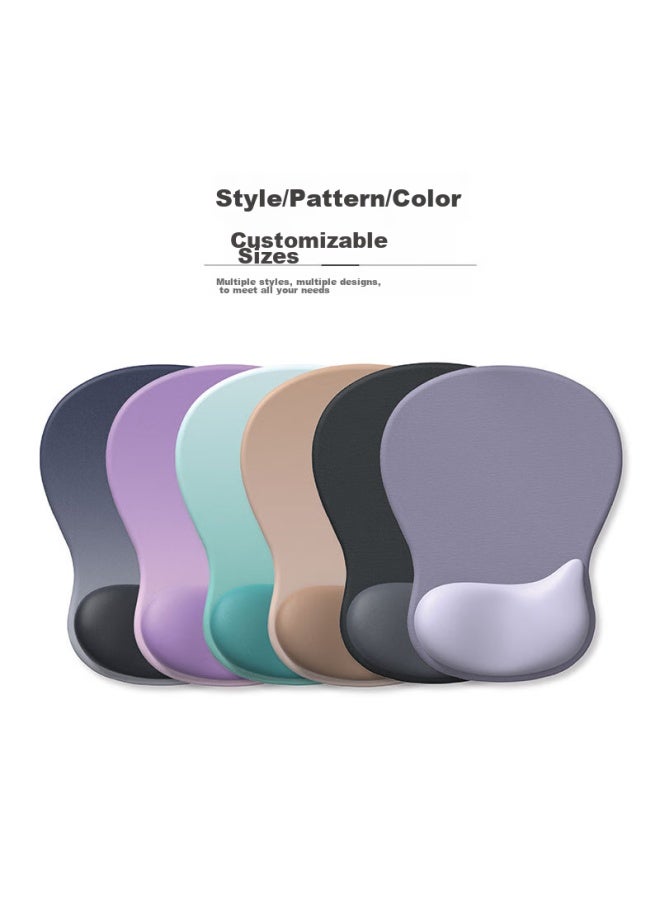Kpte Mouse Pad Gradient Mouse Wrist Support Silicone Non-slip Mouse Pad For Women - Image 3