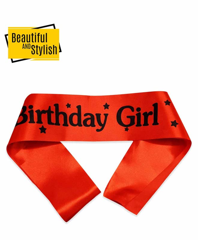 Selibration شريط عيد الميلاد للبنات مطبوع (وردي-أحمر) للأطفال، الفتيات، الزوجة، عيد الميلاد، احتفال الذكرى، الحفلات واحتياجات الفعاليات (عبوة من 1 قطعة) - Image 3