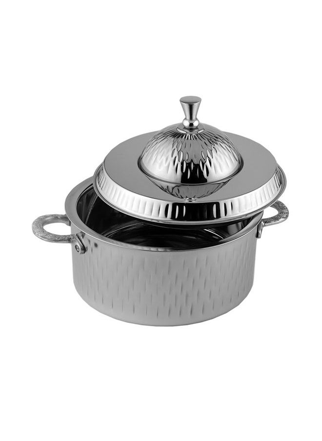 Alsaif Hanya Hotpot Stainless Steel 5 Liter Silver  - Image 3