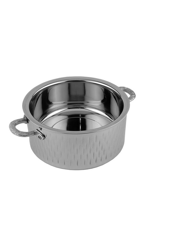 Alsaif Hanya Hotpot Stainless Steel 5 Liter Silver  - Image 2