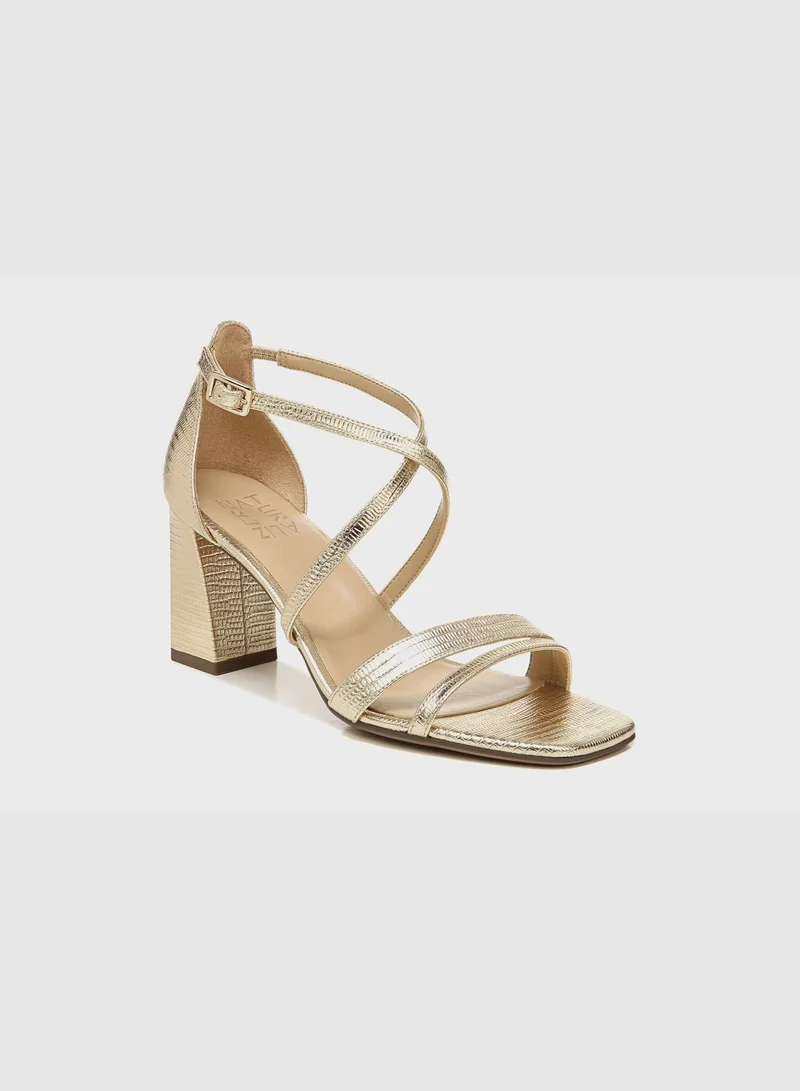 Naturalizer Naniko2 Strappy Buckled Heel Sandals