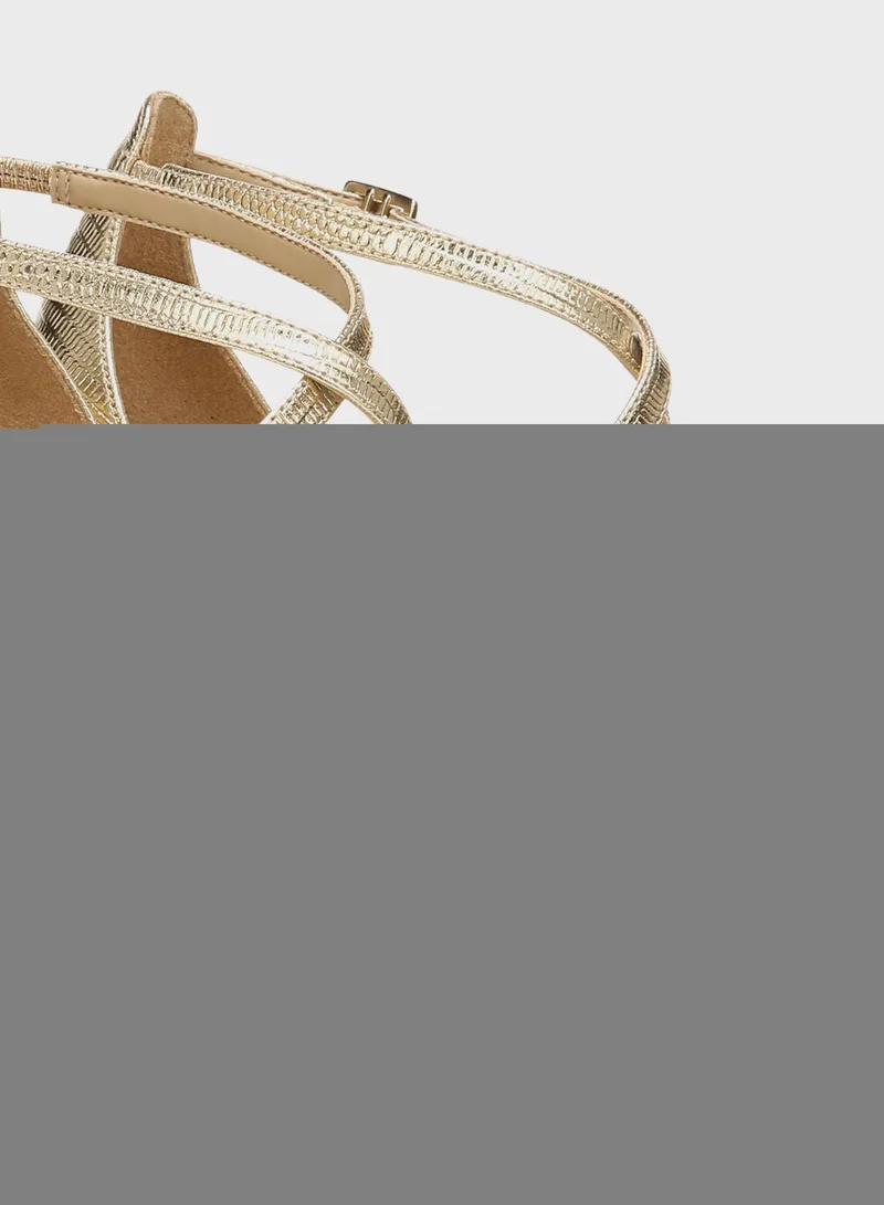 Naturalizer Naniko2 Strappy Buckled Heel Sandals