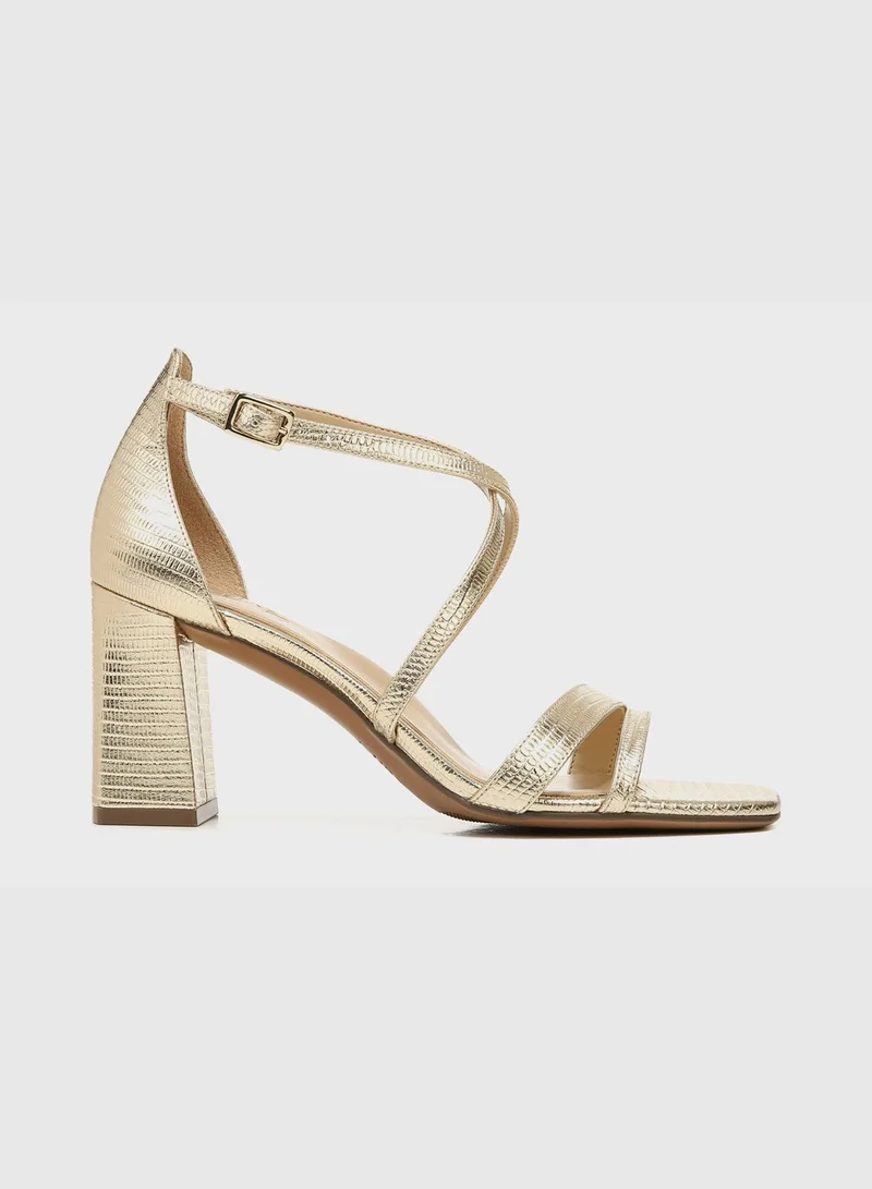 Naturalizer Naniko2 Strappy Buckled Heel Sandals