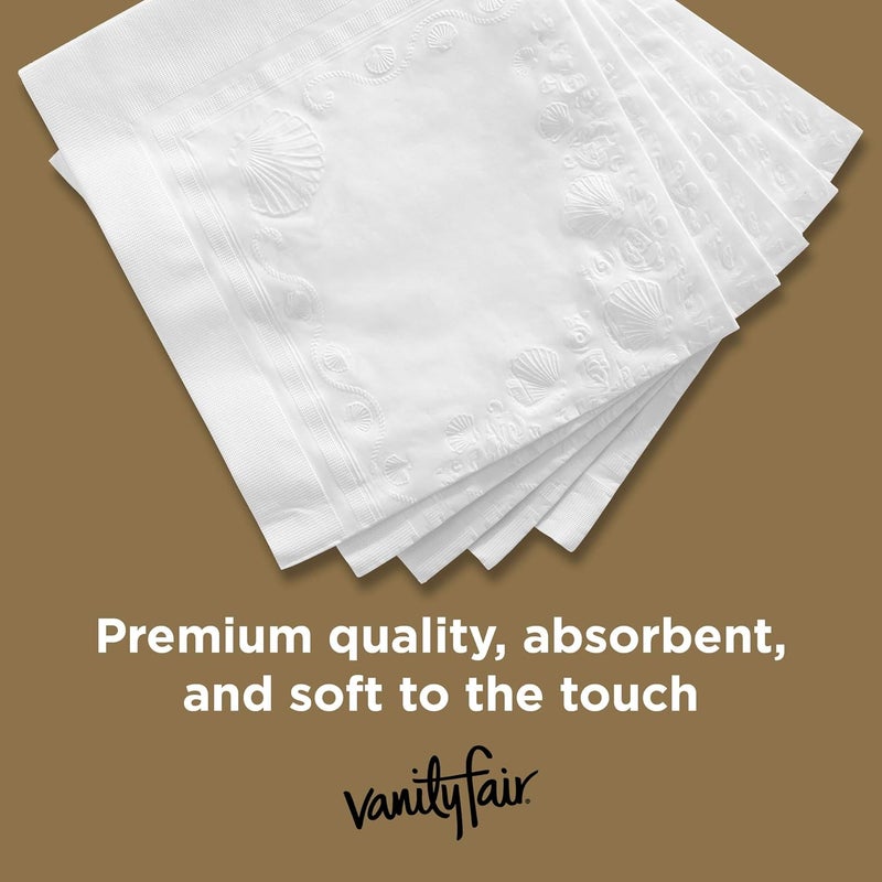 Vanity Fair Entertain Paper Napkins, 40 Count, Disposable Napkins Made For Entertaining And Events(Pack of 4) - Image 4