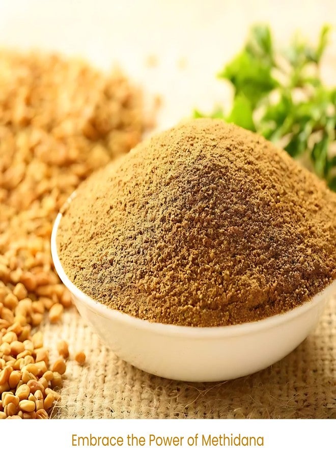 Havintha Methi Dana Powder | Fenugreek Seed Powder for Hair Growth & Skin | Ideal for Hair Mask & DIY Use | | Menthulu Seed | Methi Dana Seeds - 250g - Image 4