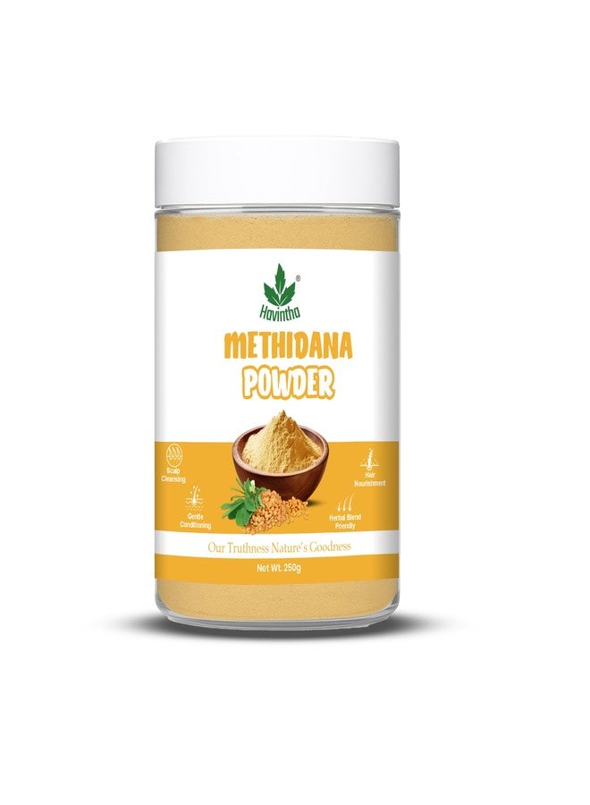 Havintha Methi Dana Powder | Fenugreek Seed Powder for Hair Growth & Skin | Ideal for Hair Mask & DIY Use | | Menthulu Seed | Methi Dana Seeds - 250g - Image 1