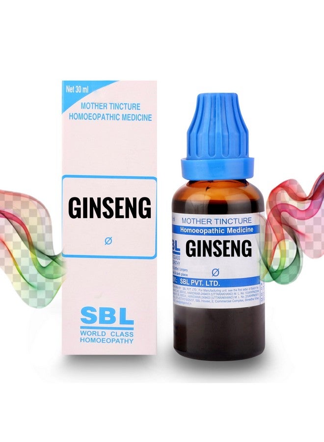 SBL Homoeo33 SBL Ginseng Q Mother Tincture Homeopathy Medicine - 30ml Bottle - 1 MONTH PACK - Image 1