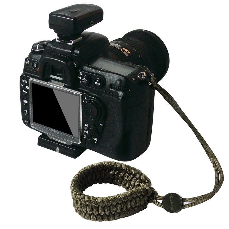 Techion حزام معصم تيكيون - حزام يد كاميرا قابل للتعديل/سوار عالمي لكاميرات DSLR وكاميرات المرايا وكاميرات الفيديو - Image 2