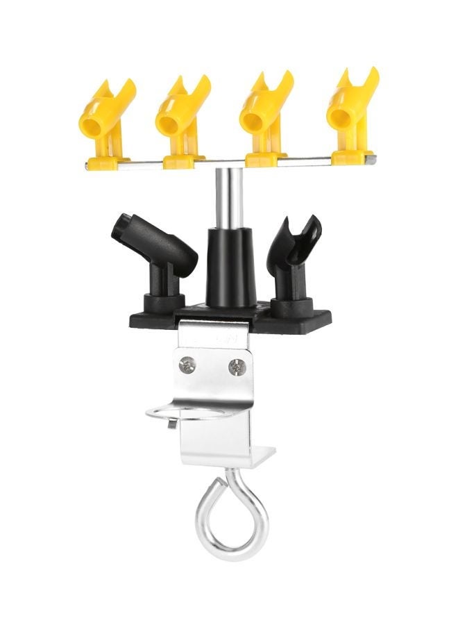 NIBEMINENT Airbrush Mount Kit Yellow/Silver/Black 21x7x14cm - Image 1