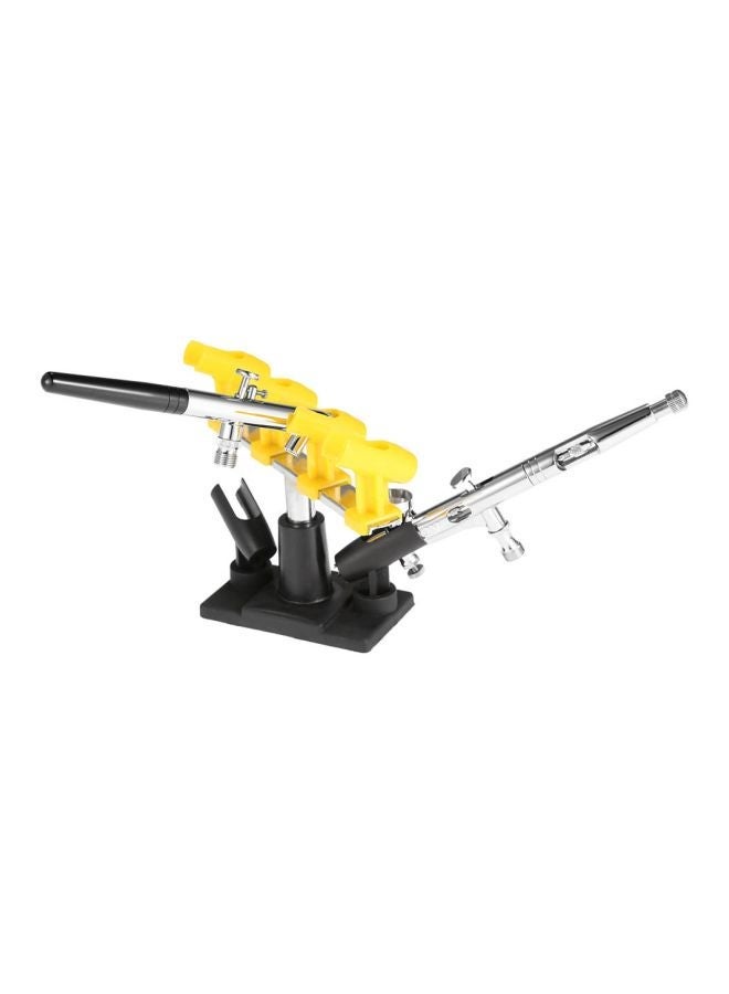 NIBEMINENT Airbrush Mount Kit Yellow/Silver/Black 21x7x14cm - Image 5