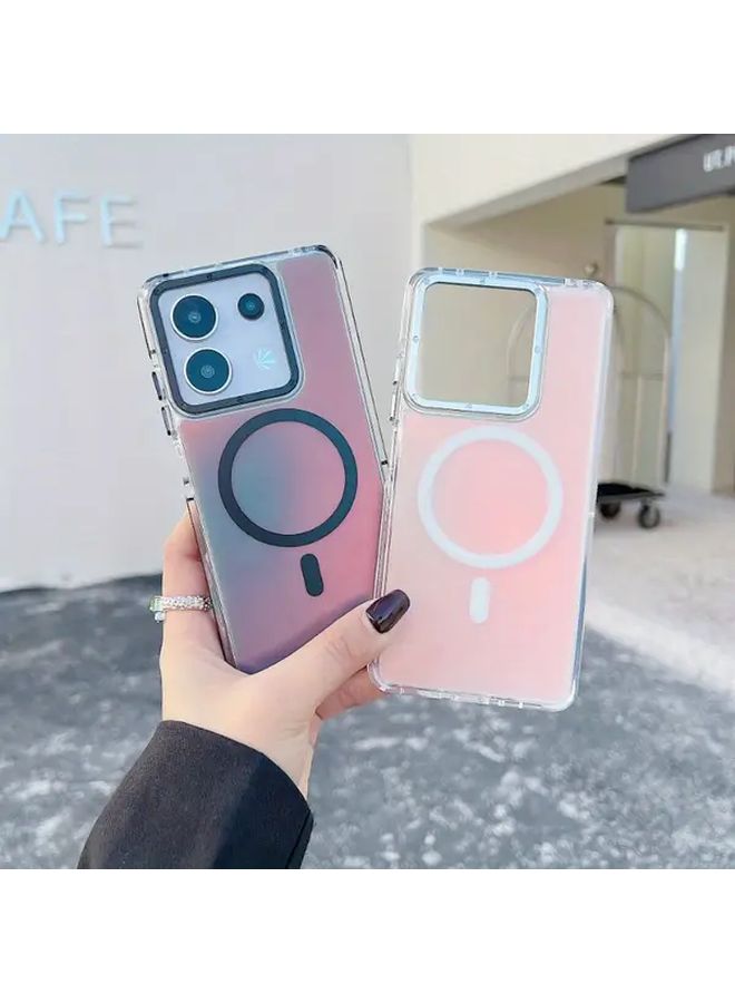 Laser Color Changing Shockproof Case For Redmi Note 13 5G Black - Image 2