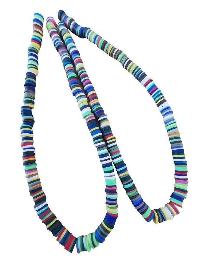 Generic Jewelry Making Polymer Colorful Round Handmade Heishi Beads for Necklace Bracelet Earring Pendant and Anklet Craft Making  - Image 3