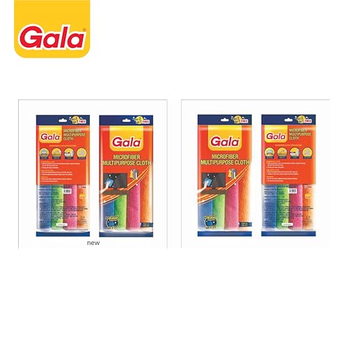 Gala Microfiber Cleaning Cloth/ Towels Set of 4 Kitchen Wipes, Microfiber Cloth for car, bike cleaning and home cleaning, Glass cleaning cloth, (Multicolor) - Image 5