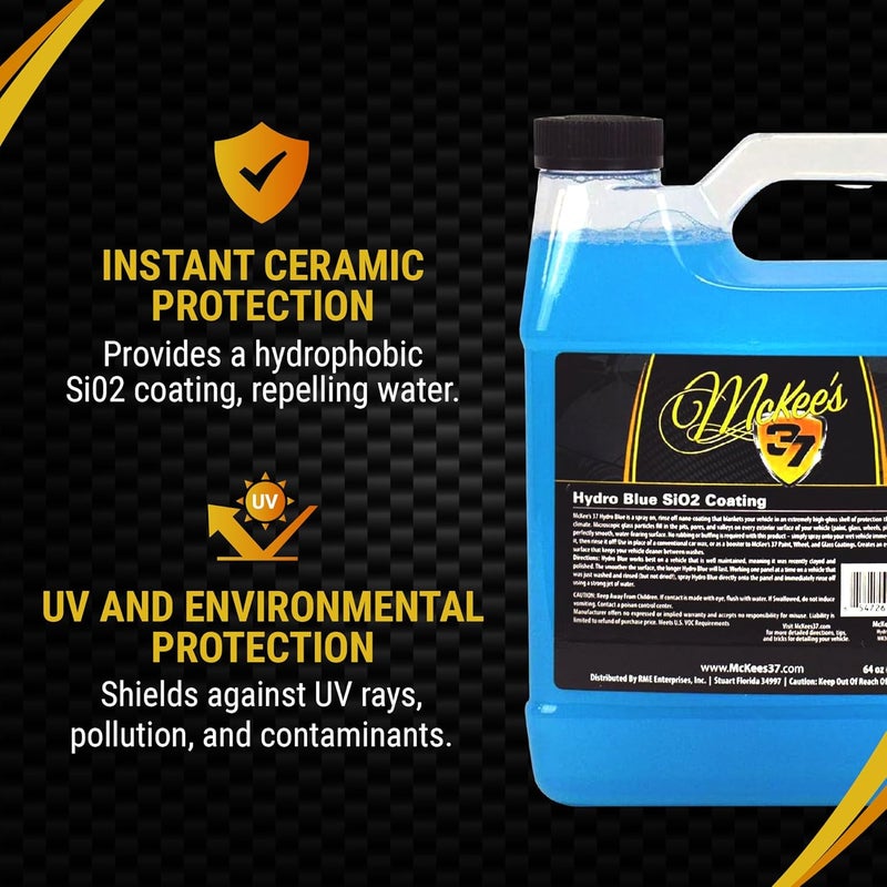 McKee's 37 Hydro Blue SiO2 Coating, 64 oz - Superior Shine & Protection - Image 3