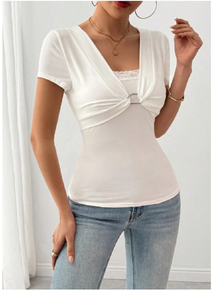 Shein Calvaya Women's Solid Color Fashion Casual  - Image 2