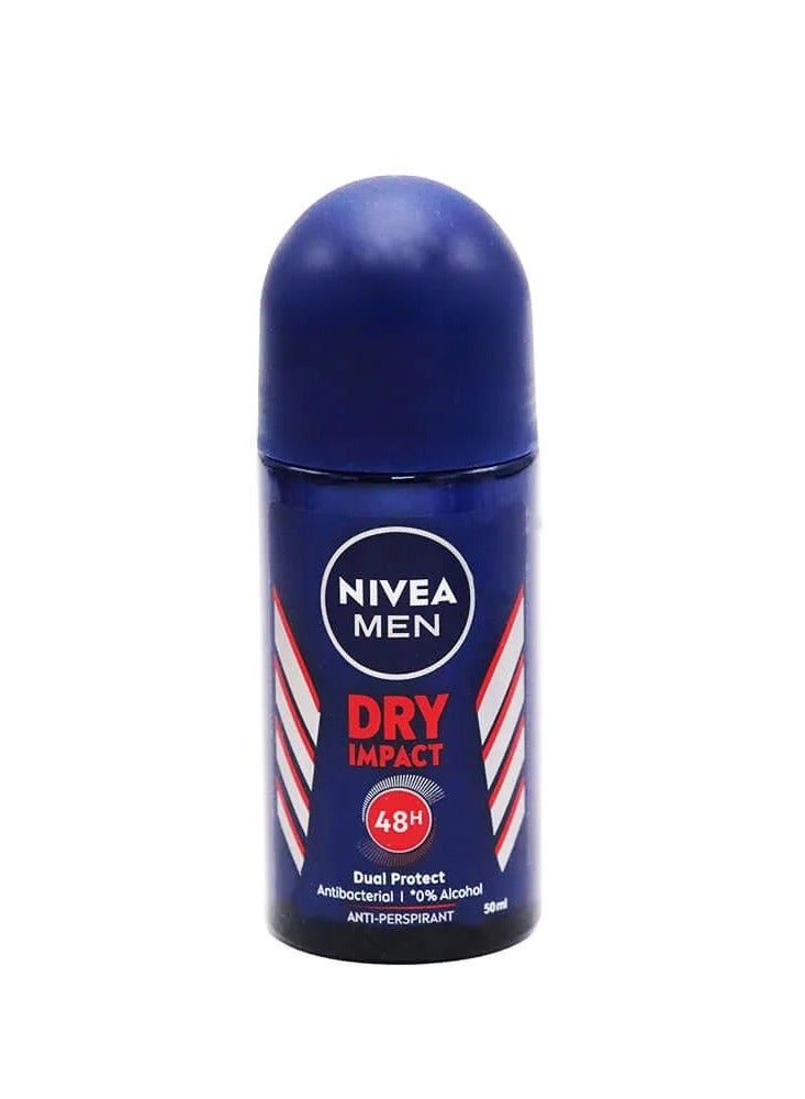 Nivea Deodorant Roll On Dry Impact - 50ml - Image 1