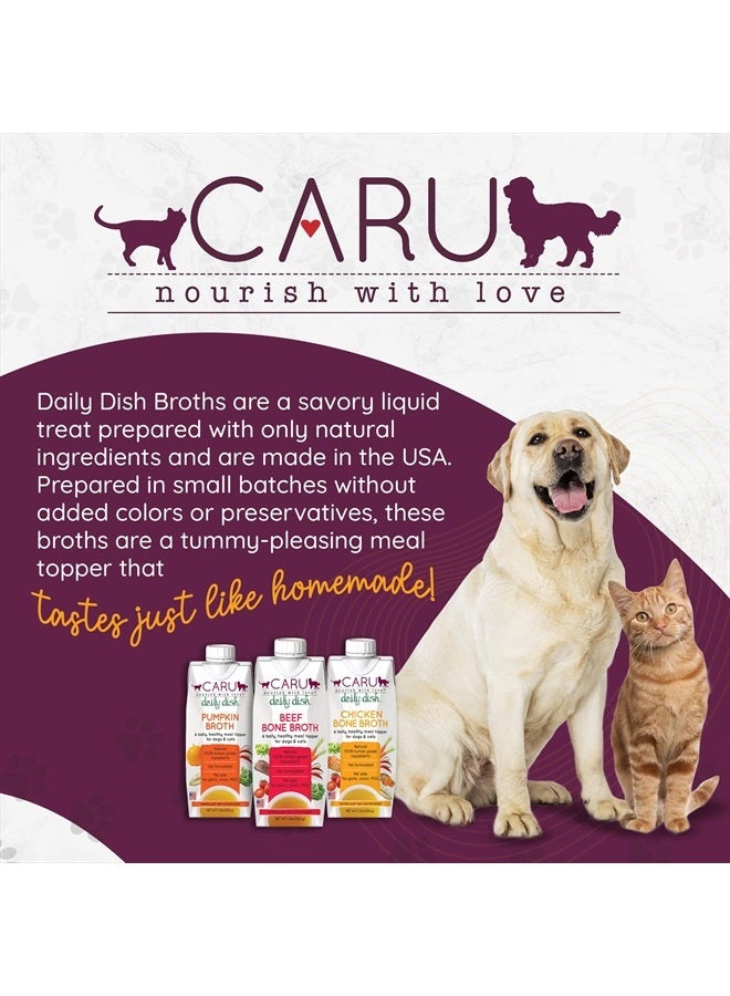 CARU - Daily Dish Pumpkin Broth Meal Topper for Dogs & Cats - Savory Pour-Over Broth - 1.1 lbs. - Image 4