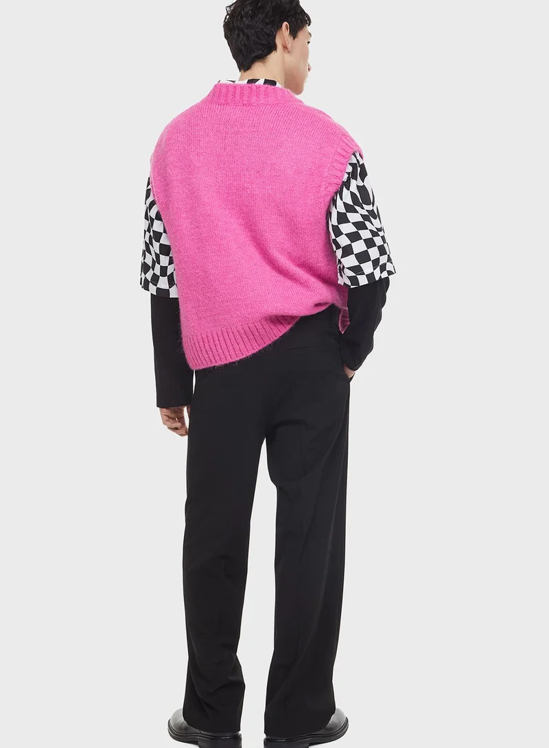 H&M Loose Fit Tailored Trousers