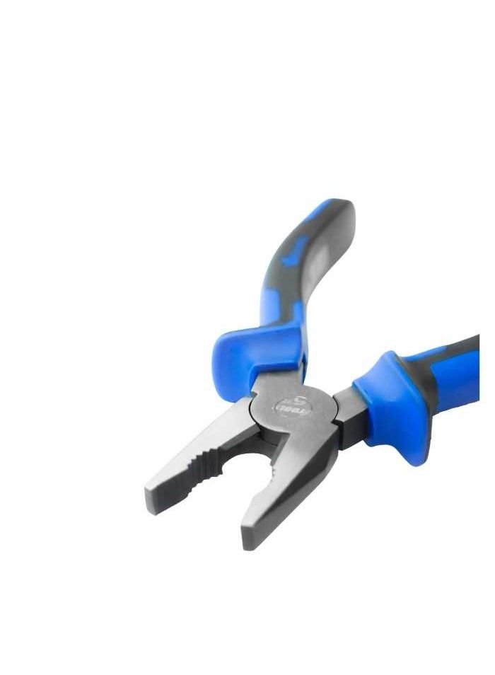 VTOOLS 6 Inch Combination Pliers with Black Polished Finish - Image 2