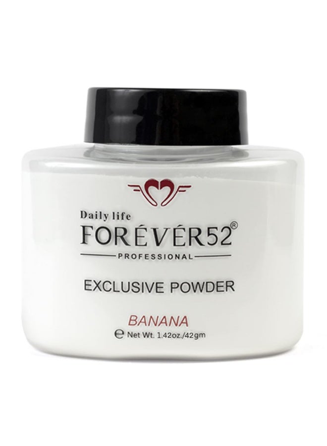 Daily Life Forever52 EXCLUSIVE BANANA Makeup Setting Loose White Powder Long-lasting Coverage Reduces Shine, Matte Finish Look- 42g - Image 1