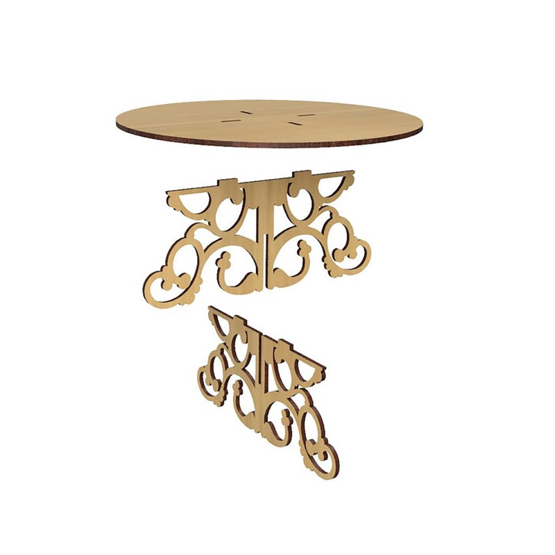 American-Elm American Elm Decorative Cake Stand - Beautiful Cake Holder for Stunning Celebrations & Storefront Showcases | Elegant Dessert Display Stand for Weddings, Parties, Birthdays, and Special Occasions  - Image 2
