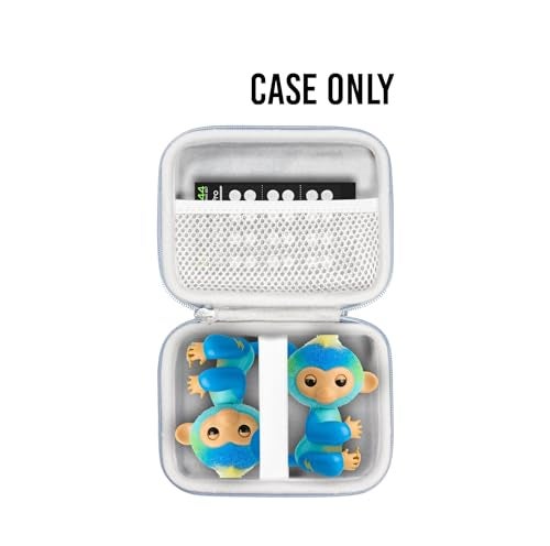 GETGEAR Case for Fingerlings 2023 NEW Interactive Baby Monkey (blue) - Image 3