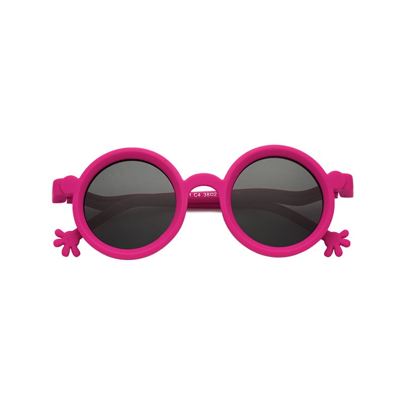 Children's anti-ultraviolet sunglasses new cute baby fashion polarized sunglasses wholesale shake fast a generation of hair - Image 1