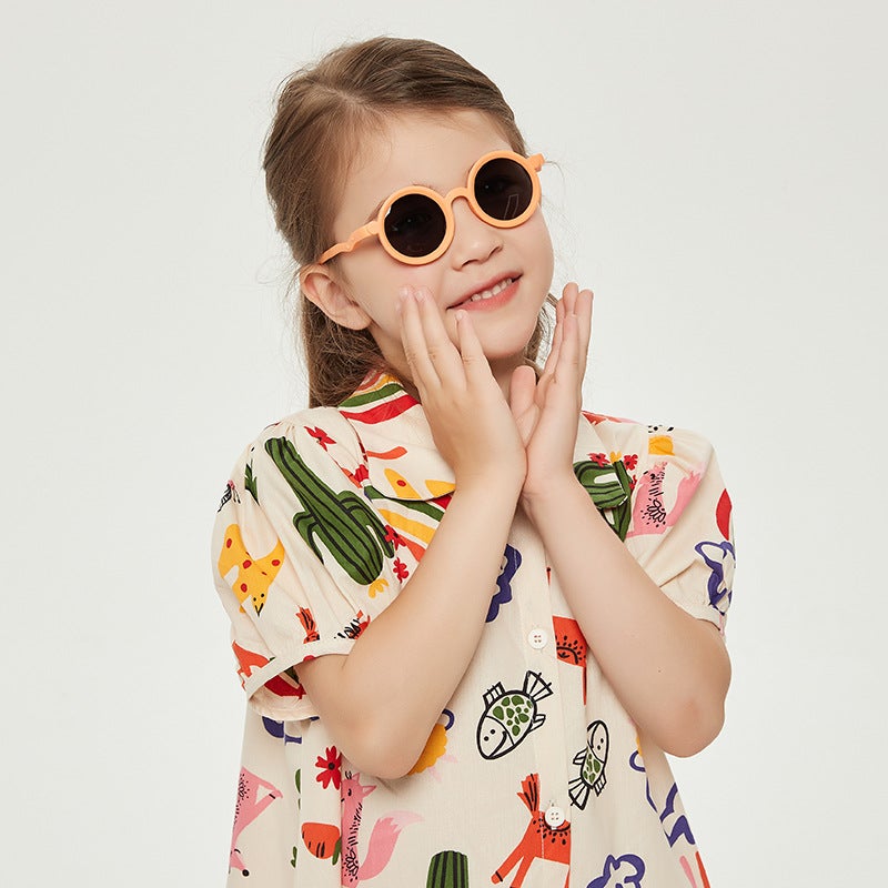 Children's anti-ultraviolet sunglasses new cute baby fashion polarized sunglasses wholesale shake fast a generation of hair - Image 5
