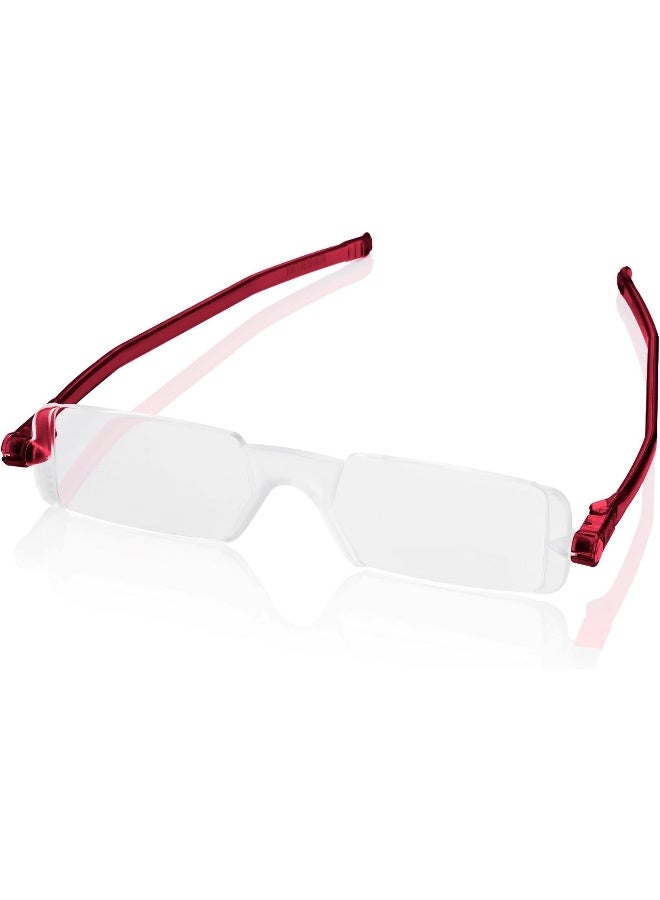 Nannini Compact One Optics 2.5 Temples Reading Glass (Red) - Image 3