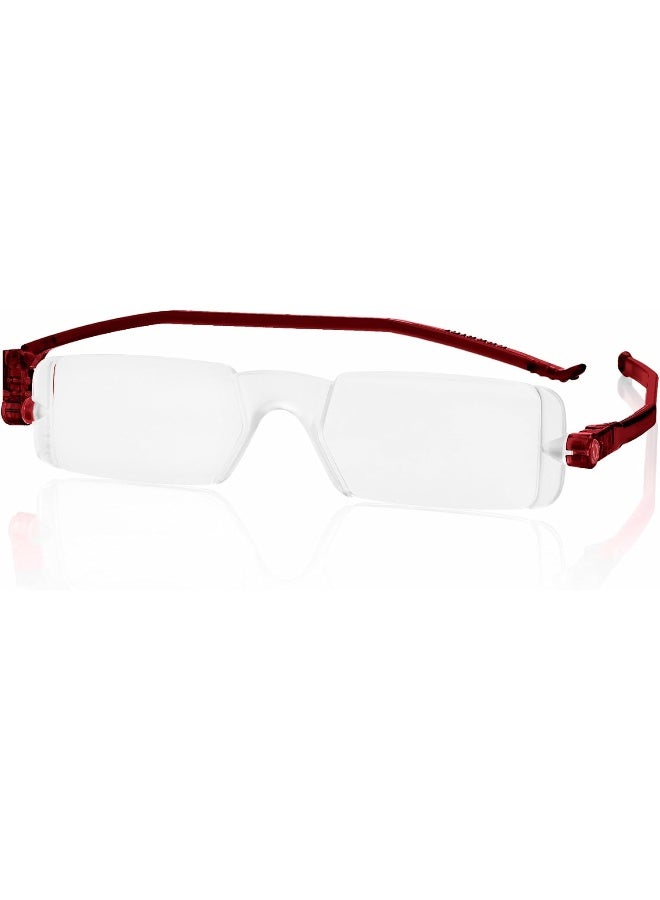 Nannini Compact One Optics 2.5 Temples Reading Glass (Red) - Image 2