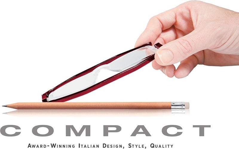 Nannini Compact One Optics 2.5 Temples Reading Glass (Red) - Image 4