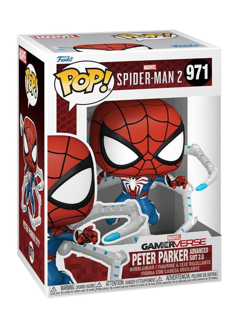 Funko Funko Pop! Marvel Spider-Man 2 Peter Parker Advanced Suit 2.0 (971)  - Image 2