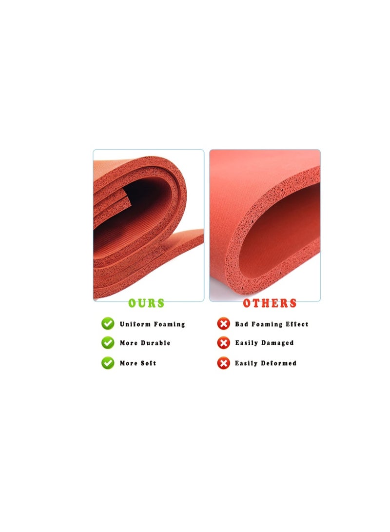 Kalon 40x60CM Silicone Heat Press Mat Pad  Heat Transfer Sublimation transfer printing Rubber-Red - Image 5