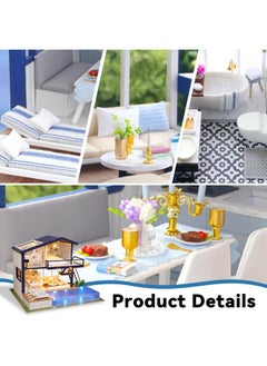 Flever Flever Dollhouse Miniature DIY House Kit Manual Creative with Furniture for Romantic Artwork Gift (Perfect Time Apartment)  - Image 5