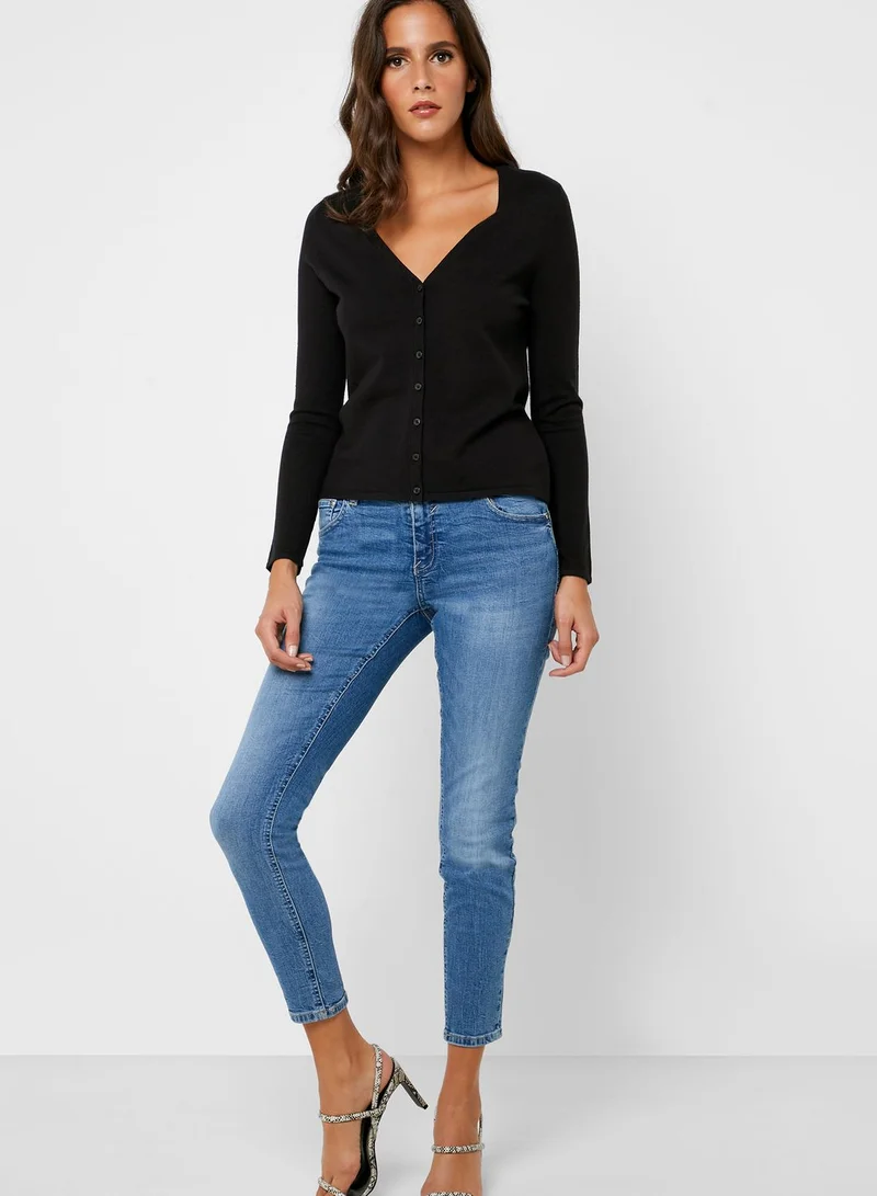 Reserved Bleached Skinny Jeans