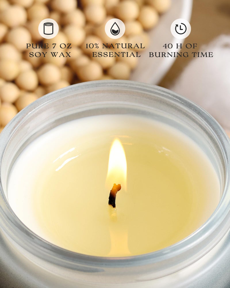 AOOVOO Scented Candles Set - 6 Pack Men Candles for Home Scented, 42 oz Soy Wax, 300 Hour Long Lasting Candle, Soy Candle Gifts Set for Men, Birthday, Valentine, Christmas, Anniversary Present - Image 3