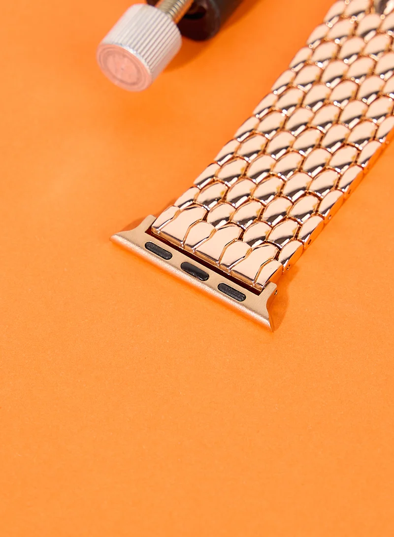 COCONUT LANE Mermaidrosegold Apple Watch Strap 38/40