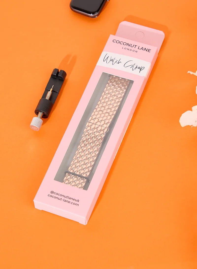 COCONUT LANE Mermaidrosegold Apple Watch Strap 38/40