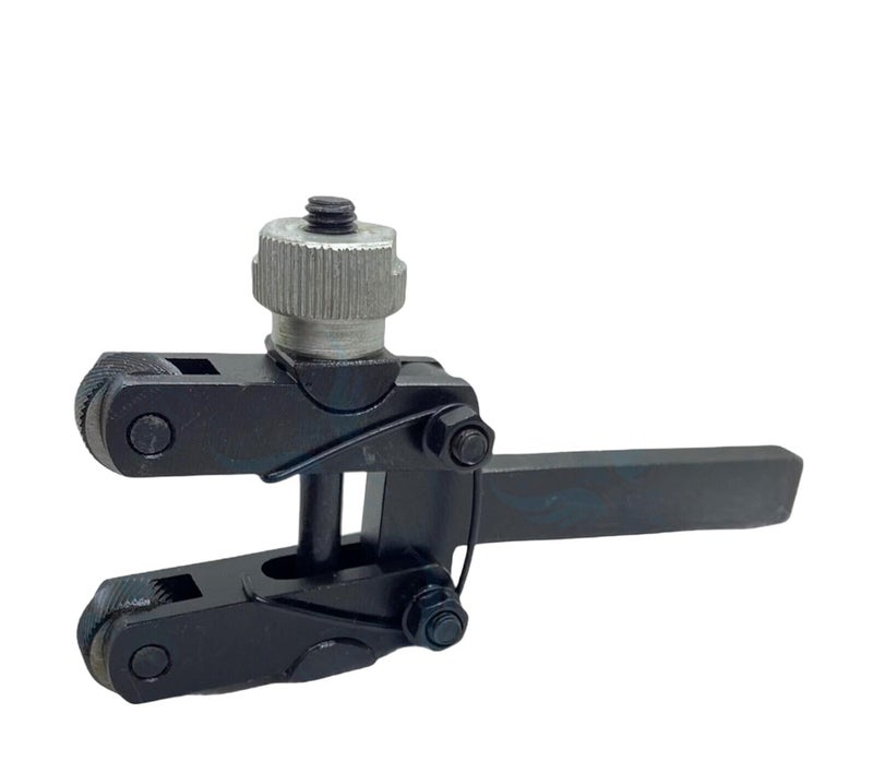 KNURLING TOOL HOLDER CLAMP TYPE 2" Capacity for Lathes+ 2 Spare Knurls - Image 2