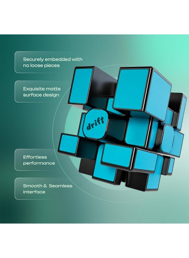 Cubelelo Drift 3x3 Mirror Blue (Tiled) Magnetic Speedcube | Premium New Version Shape-Shifting Puzzle | Ideal for Kids Ages 6 & Above | Durable, Smooth & Fast Design for Quick Turnings - Image 3