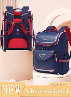DUNISO Kids School Backpack Large Capacity School Bag Toddler Waterproof Lightweight Kids Backpack with Ergonomic Design, Adjustable Padded Straps Book Bag with Back Reflective Strip for Kids Grades 3-6  - Image 1