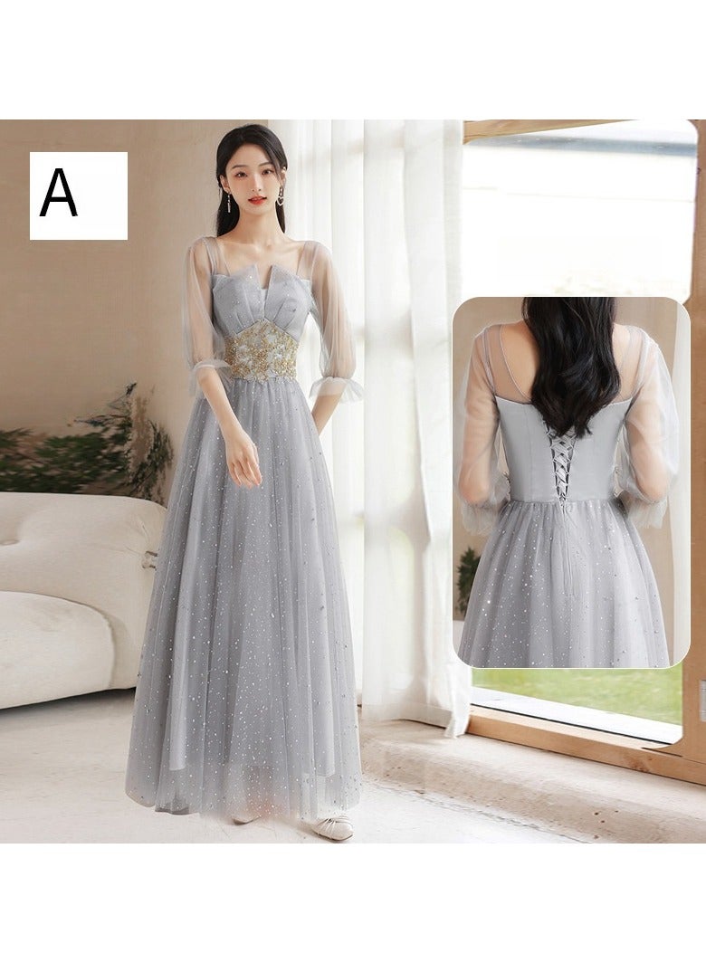 KUYING New Fashionable and Elegant Bridesmaid Dress - Image 1